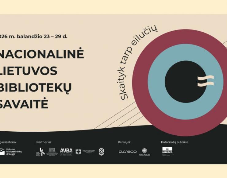 „Skaityk tarp eilučių“: Nacionalinė Lietuvos bibliotekų savaitė 2026