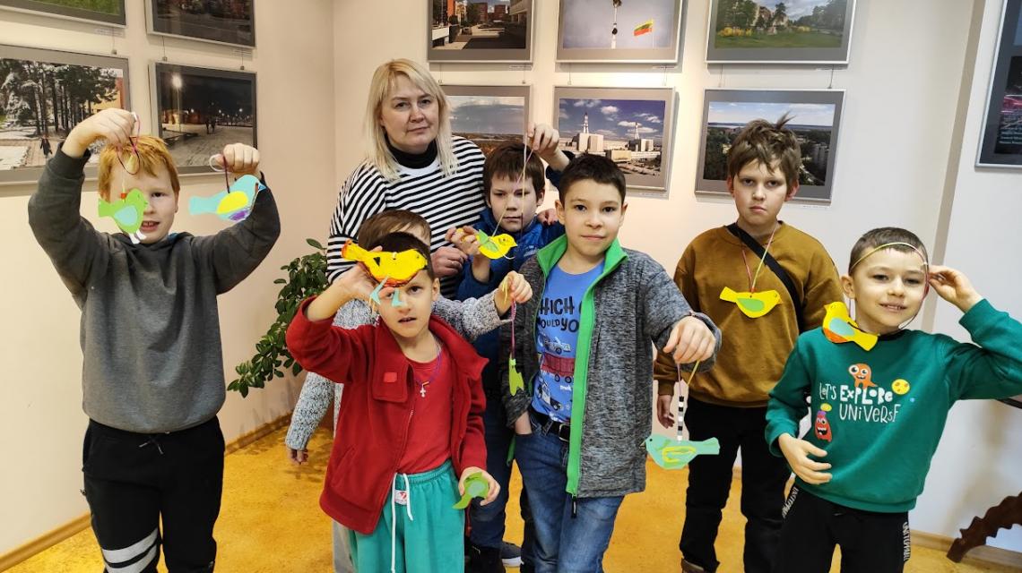 Kūrybinis-edukacinis užsiėmimas „Mylėkime Žemę“