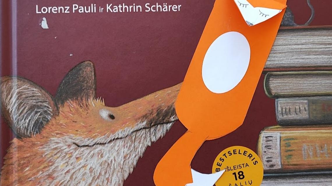 Kūrybinis - edukacinis užsiėmimas „Lapė bibliotekoje“