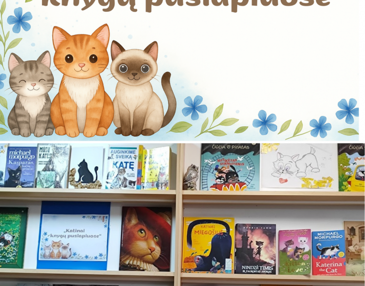 Literatūros paroda „Katinai knygų puslapiuose“
