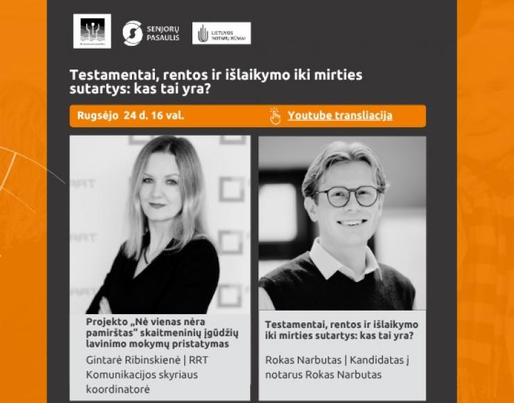 Testamentai, rentos ir išlaikymo iki mirties sutartys: kas tai yra?