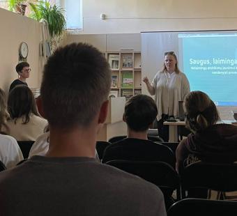 Projektas „Saugus, laimingas, sveikas. Nelaimingų atsitikimų jaunimui kelyje (sausumoje ir vandenyje) prevencija“