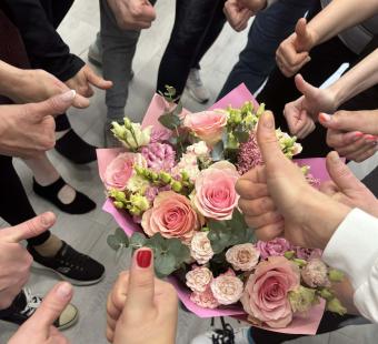 Šiandien bibliotekoje įvyko aktyvus rytinės mankštos užsiėmimas