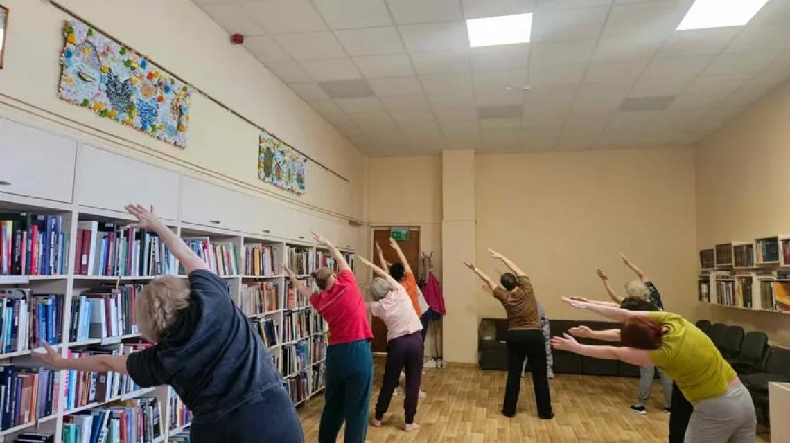 Rytinės mankštos užsiėmimas „Pusvalandis, kuris pakeičia gyvenimą“