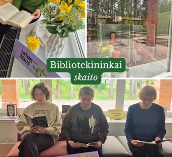 Bibliotekininkai skaito