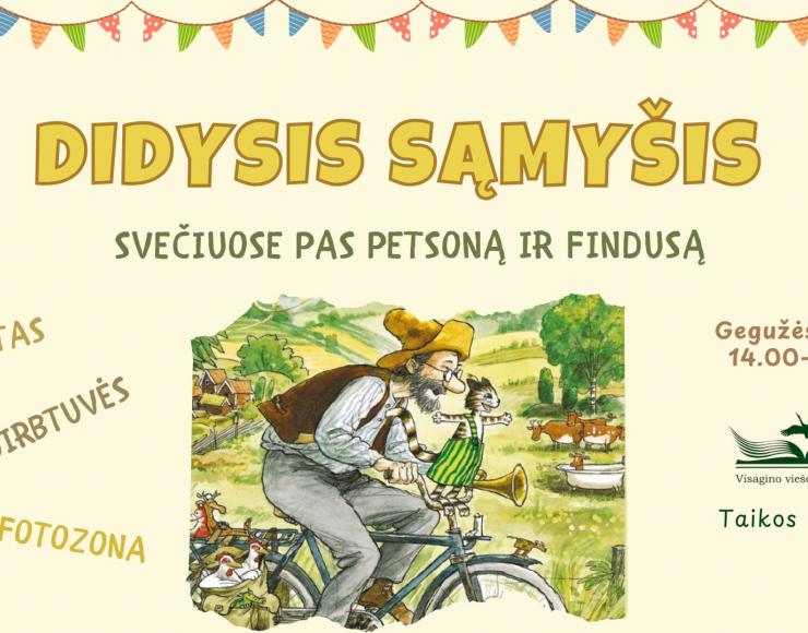 DIDYSIS SĄMYŠIS: svečiuose pas Petsoną ir Findusą
