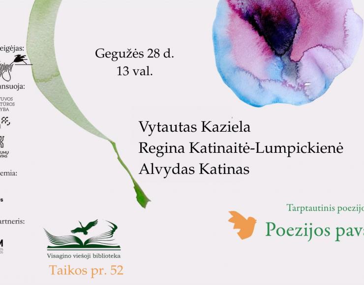„Poezijos pavasaris 2026“ atvyksta į Visaginą!