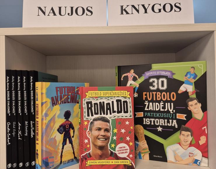 Futbolo karštinė bibliotekoje!
