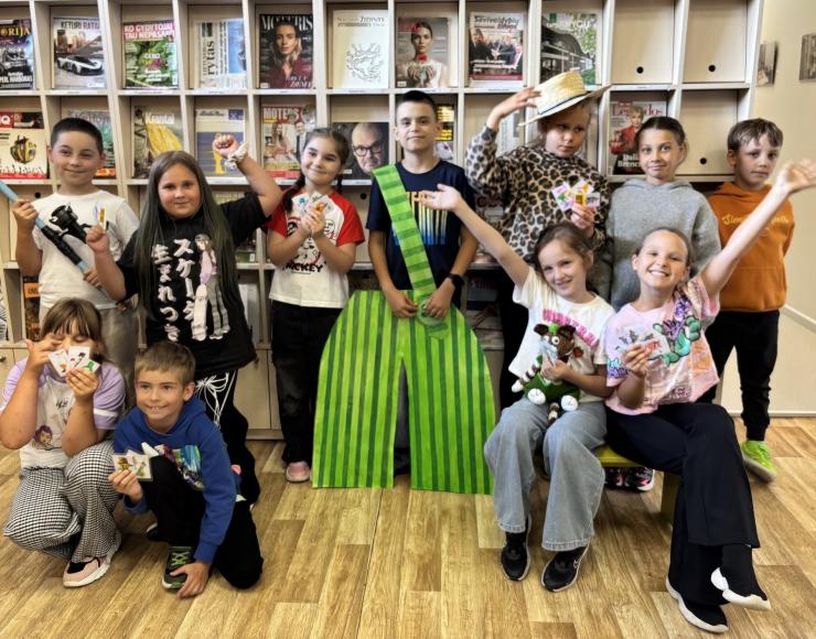 Šiandien mūsų bibliotekoje ypatingas sujudimas! 