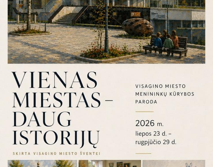 Visagino miesto menininkų kūrybos paroda