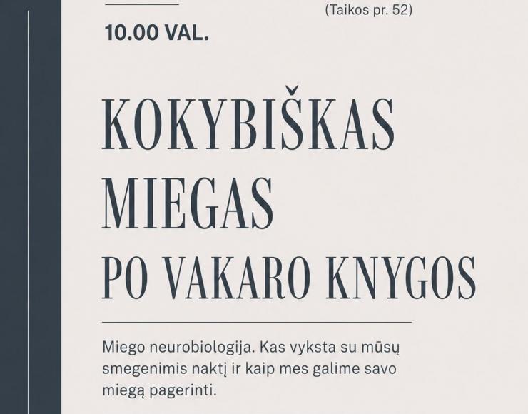 „Kokybiškas miegas po vakaro knygos“
