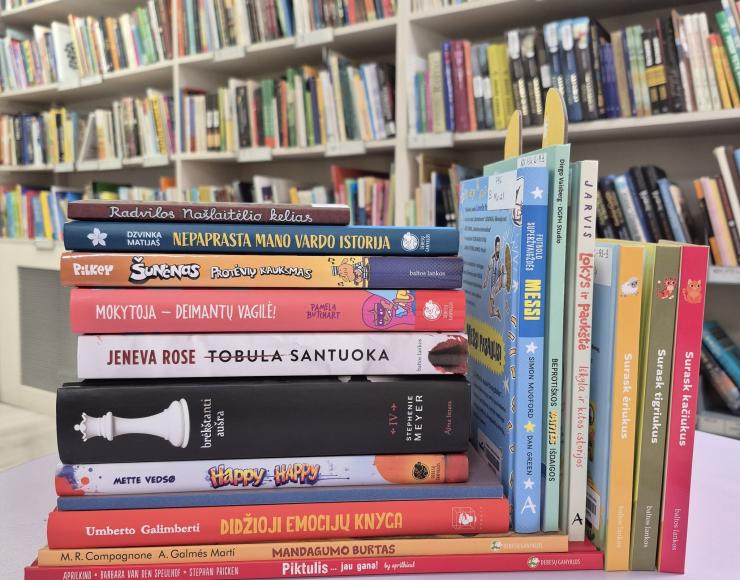 Naujos knygos vaikams ir paaugliams bibliotekoje (Taikos pr., 52)