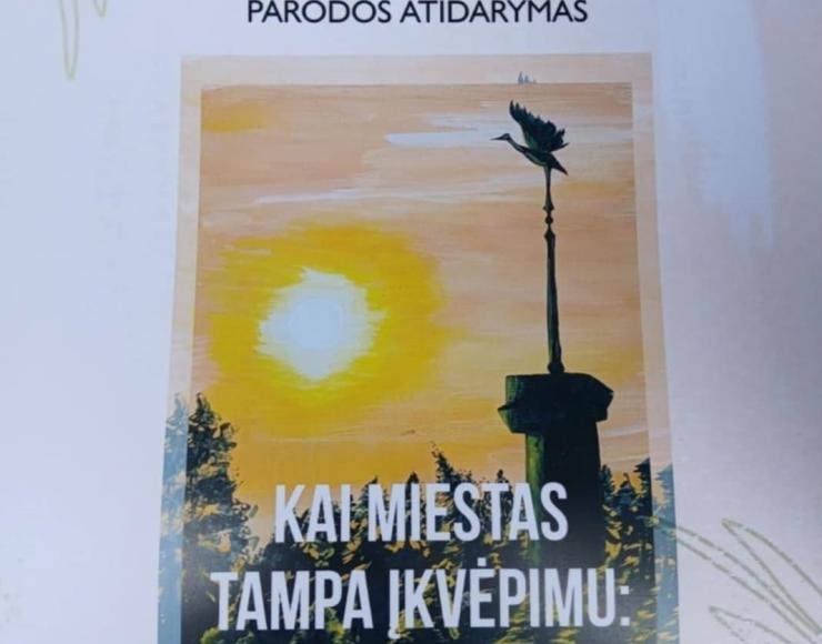 Kūrybos darbų paroda „Kai miestas tampa įkvėpimu: Visaginui 50“