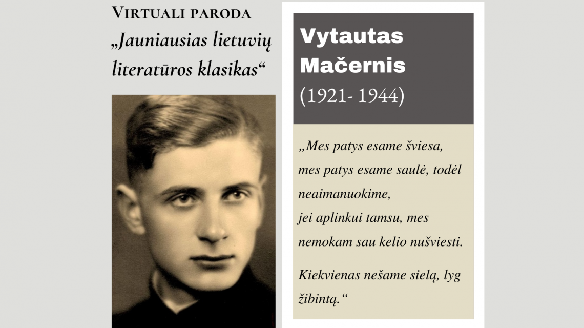 Virtuali paroda „Jauniausias lietuvių literatūros klasikas“