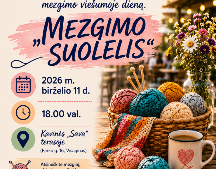 Kviečiame paminėti Pasaulinę mezgimo viešumoje dieną